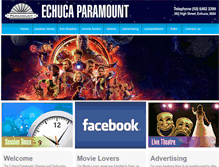 Tablet Screenshot of echucaparamount.com